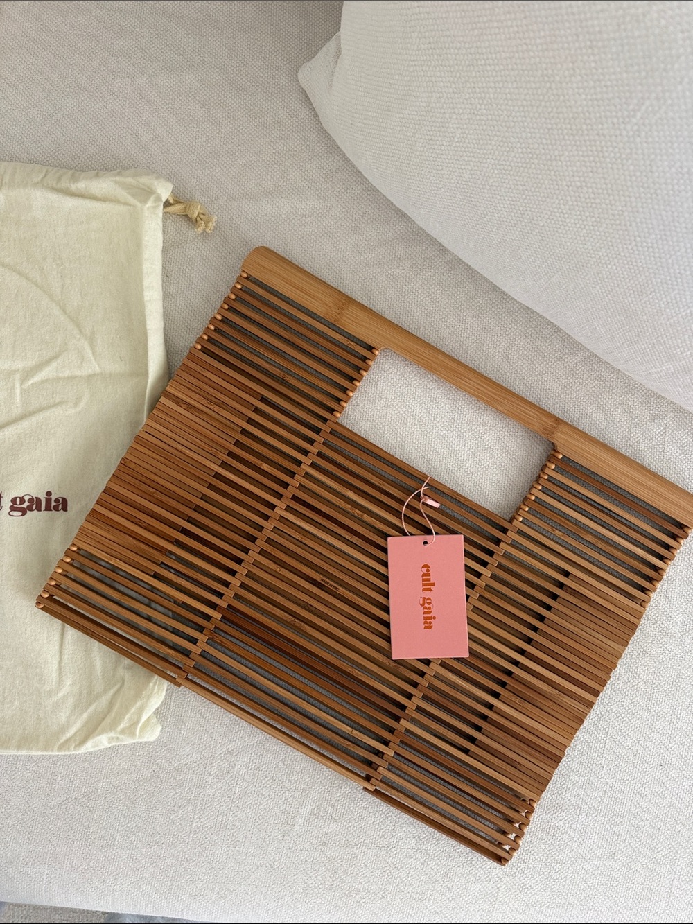 Cult Gaia Evie Collapsible bag,  Top Handle - new with tag
